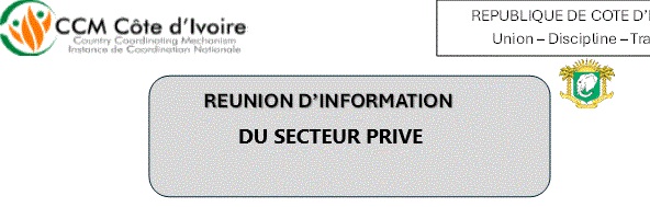 Lire la suite à propos de l’article TDR REUNION D’INFORMATION DU SECTEUR PRIVE